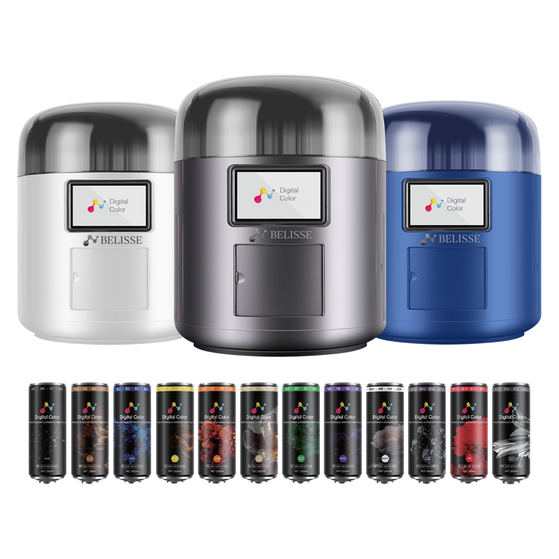 ai digital hair color machine
