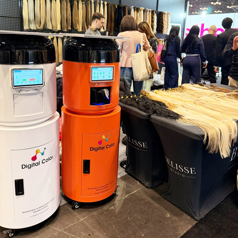belisse studio color machine and hair extensions