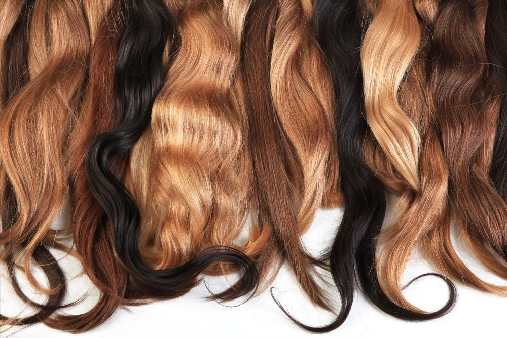 variety of hair extensions